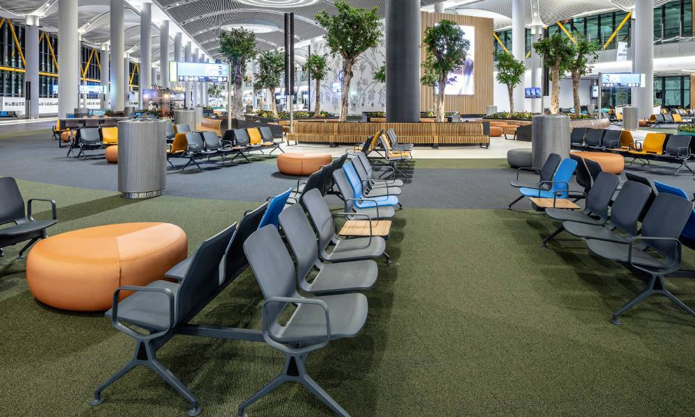 Istanbul Airport terminal architecture